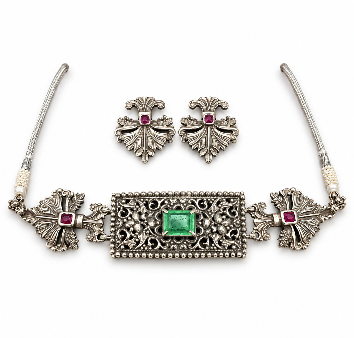 Émeraude Royale Necklace Set