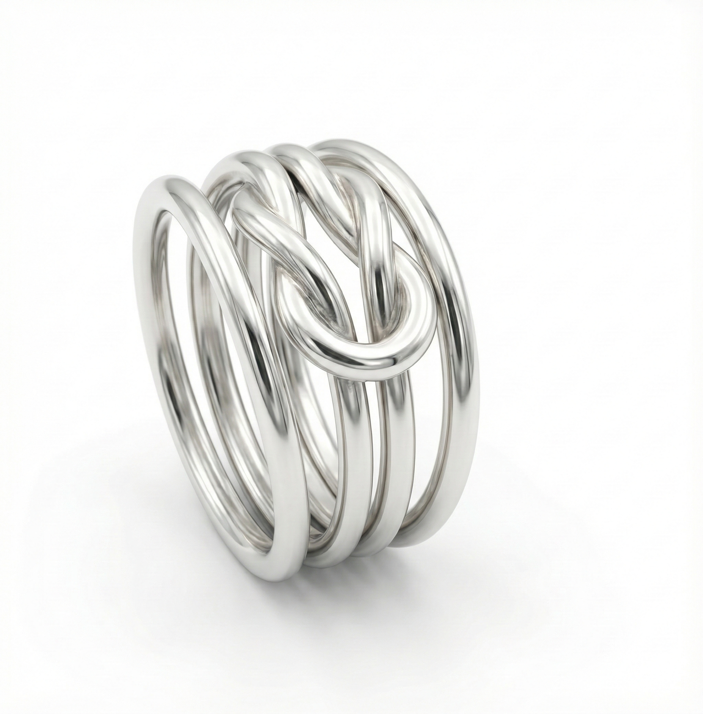 Infinity Loop Silver Ring