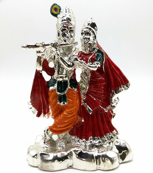 Sacred Bond Radha Krishna Dashboard Idol
