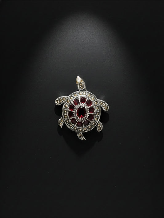 Marina Tortoise Brooch