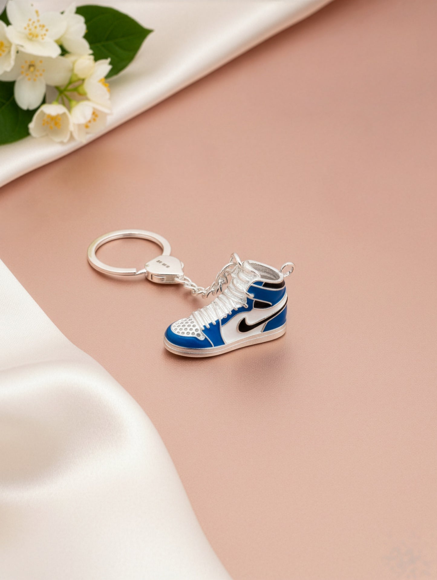 Blue High Dunk Keychain