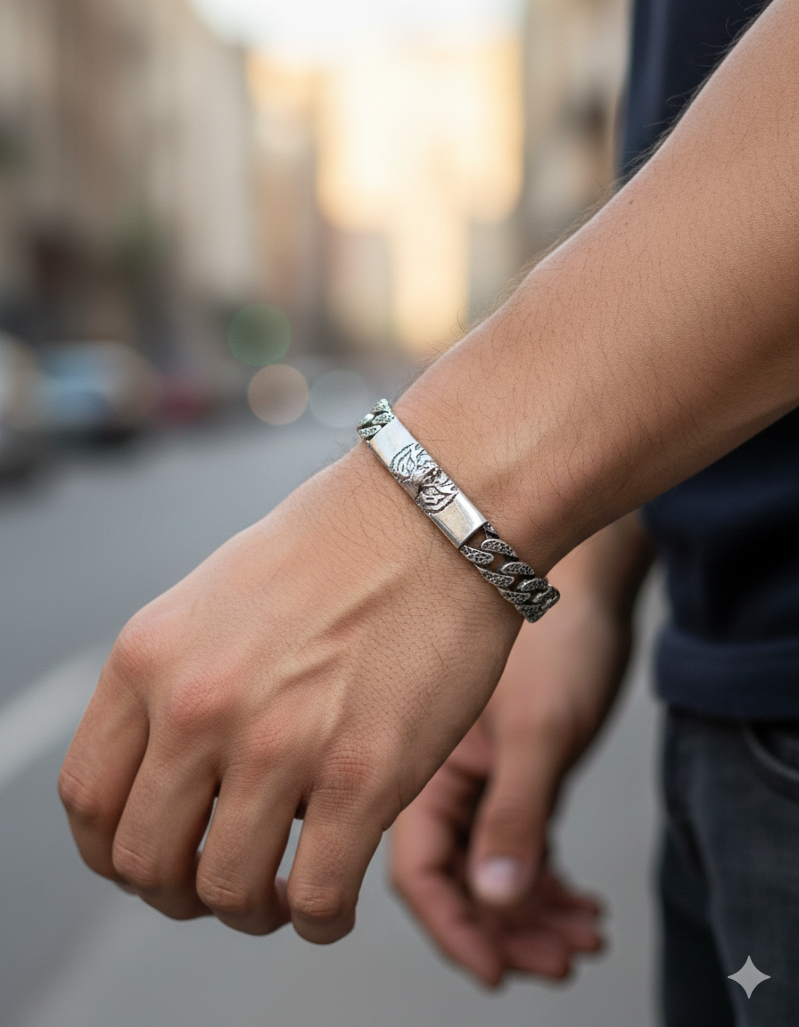 Helvor Grid Chain Bracelet