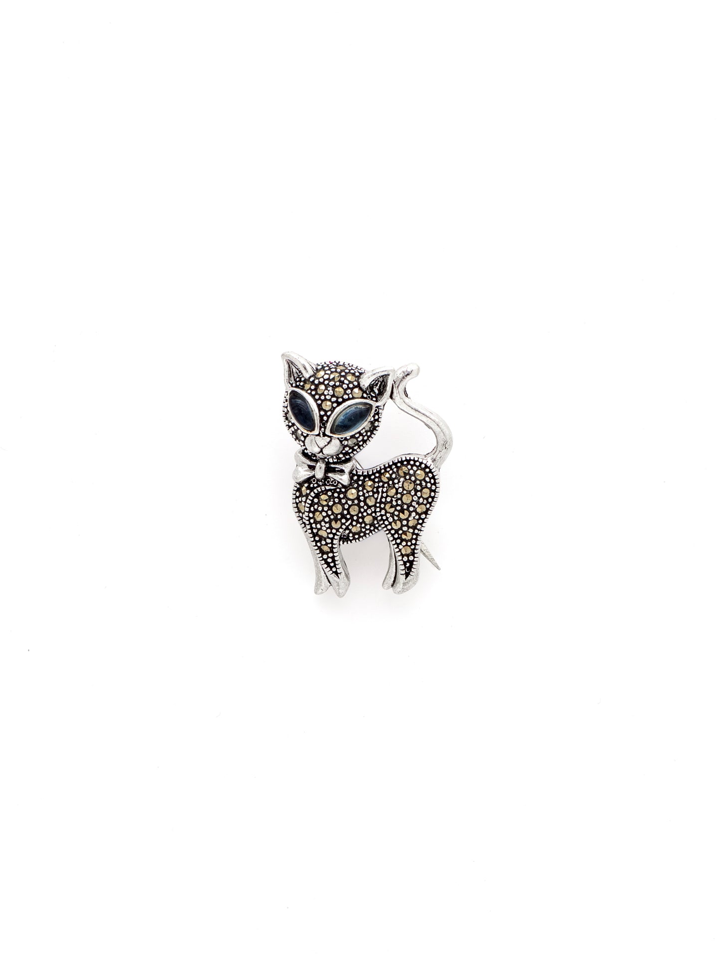 Midnight Fable Cat Brooch