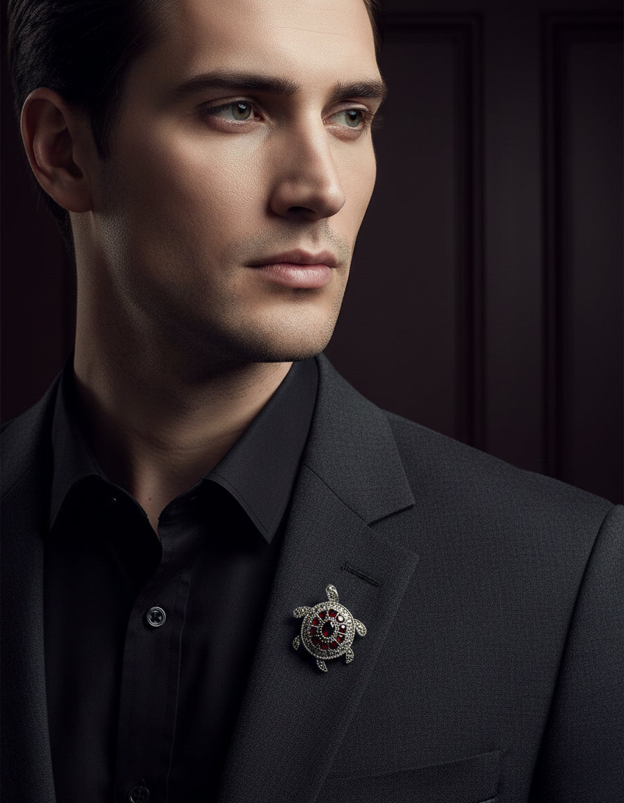 Marina Tortoise Brooch