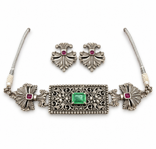 Émeraude Royale Necklace Set