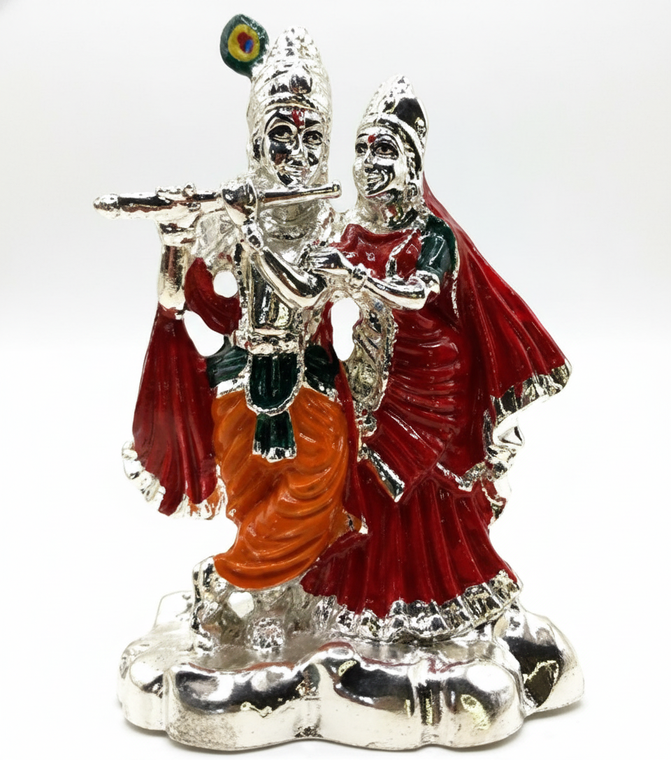 Sacred Bond Radha Krishna Dashboard Idol
