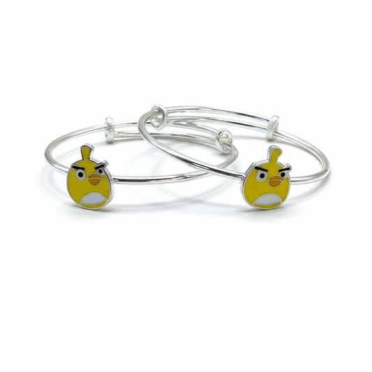 Yellow Angry Bird Bracelet