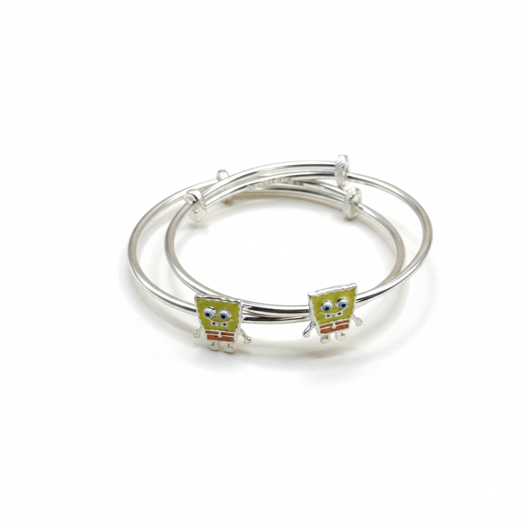 Spongebob Silver Bracelet