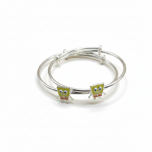 Spongebob Silver Bracelet
