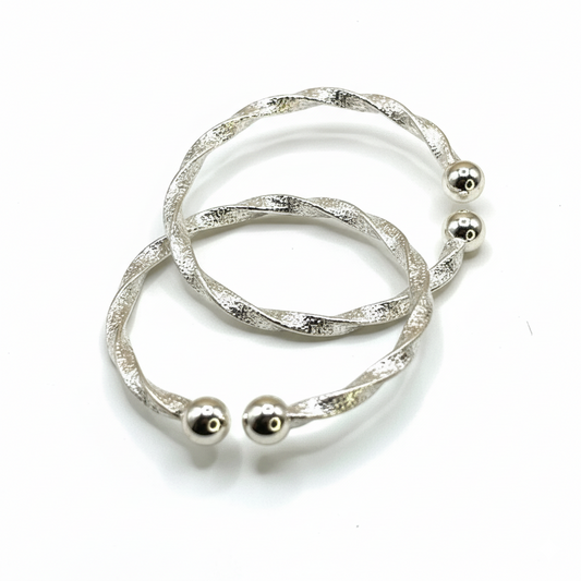 Twinkle Twist Silver Bracelet Set