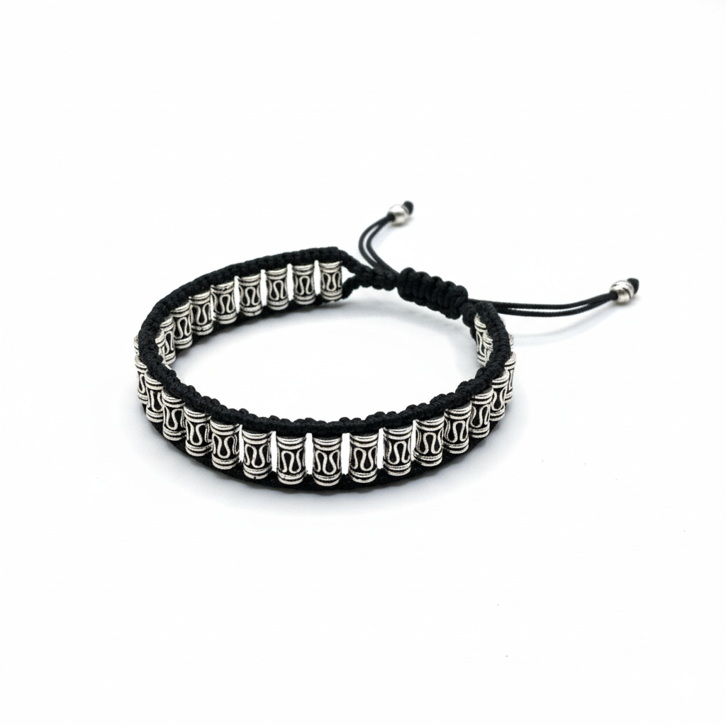 Unity Knot Unisex Silver Bracelet