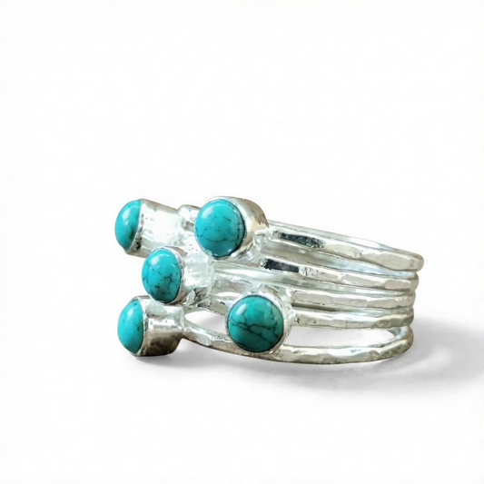 Turaya Turquoise Stack Ring
